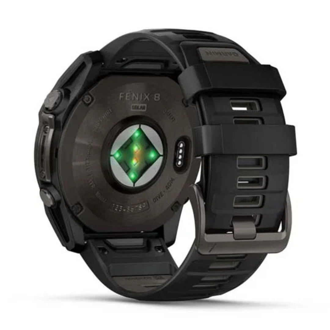 Garmin (Fenix 8) - Garmin Fenix 8 51mm Sapphire Solar GPS Smart Watch - Cam2