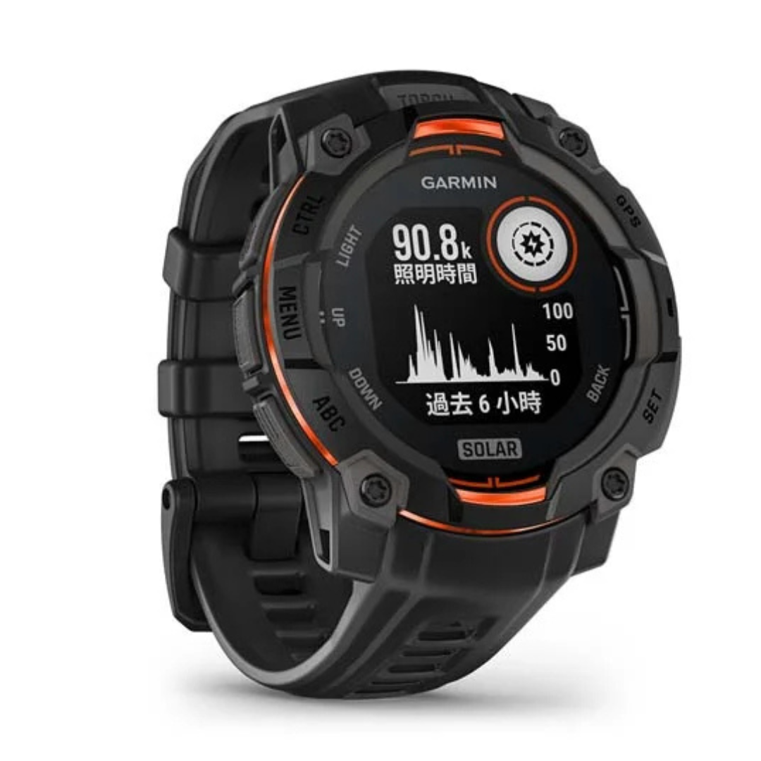 Garmin - Garmin Instinct 3 45mm Solar GPS Smart Watches - Cam2