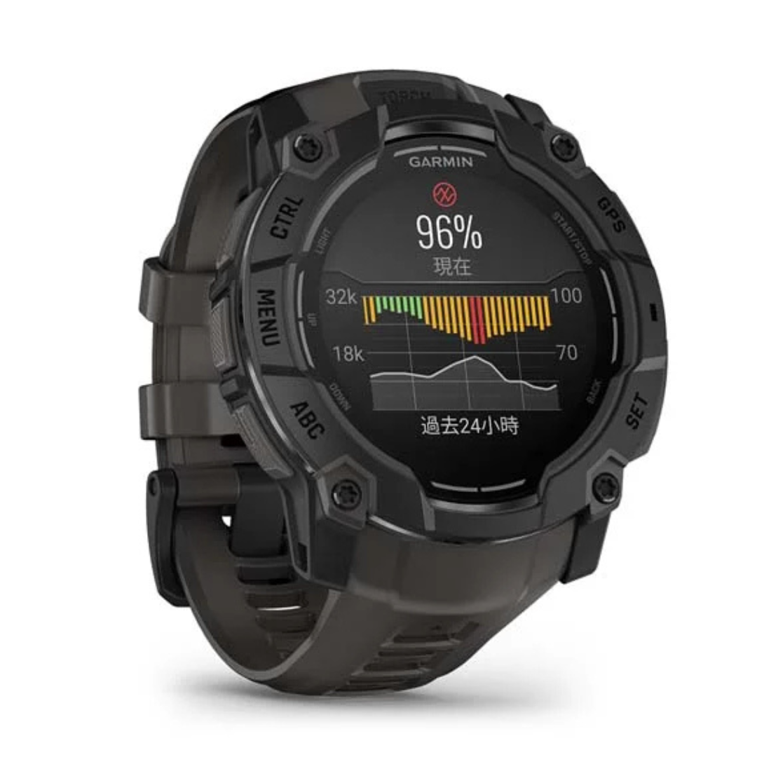 Garmin - Garmin Instinct 3 50mm AMOLED GPS Smart Watches - Cam2
