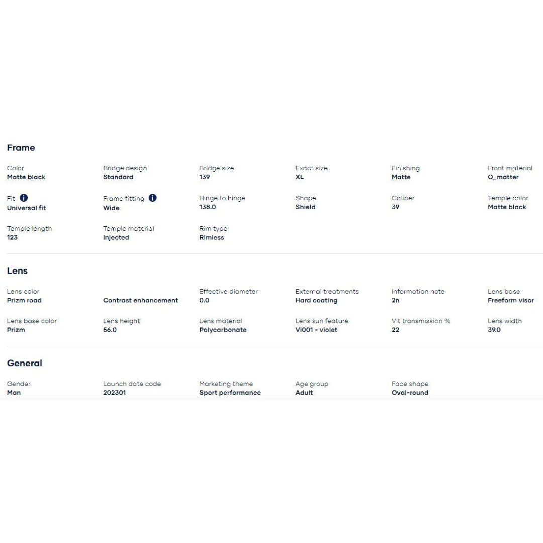 Oakley - Oakley Encoder Strike Vented Matte Black/Prizm Road 0OO9235-923502 - Cam2