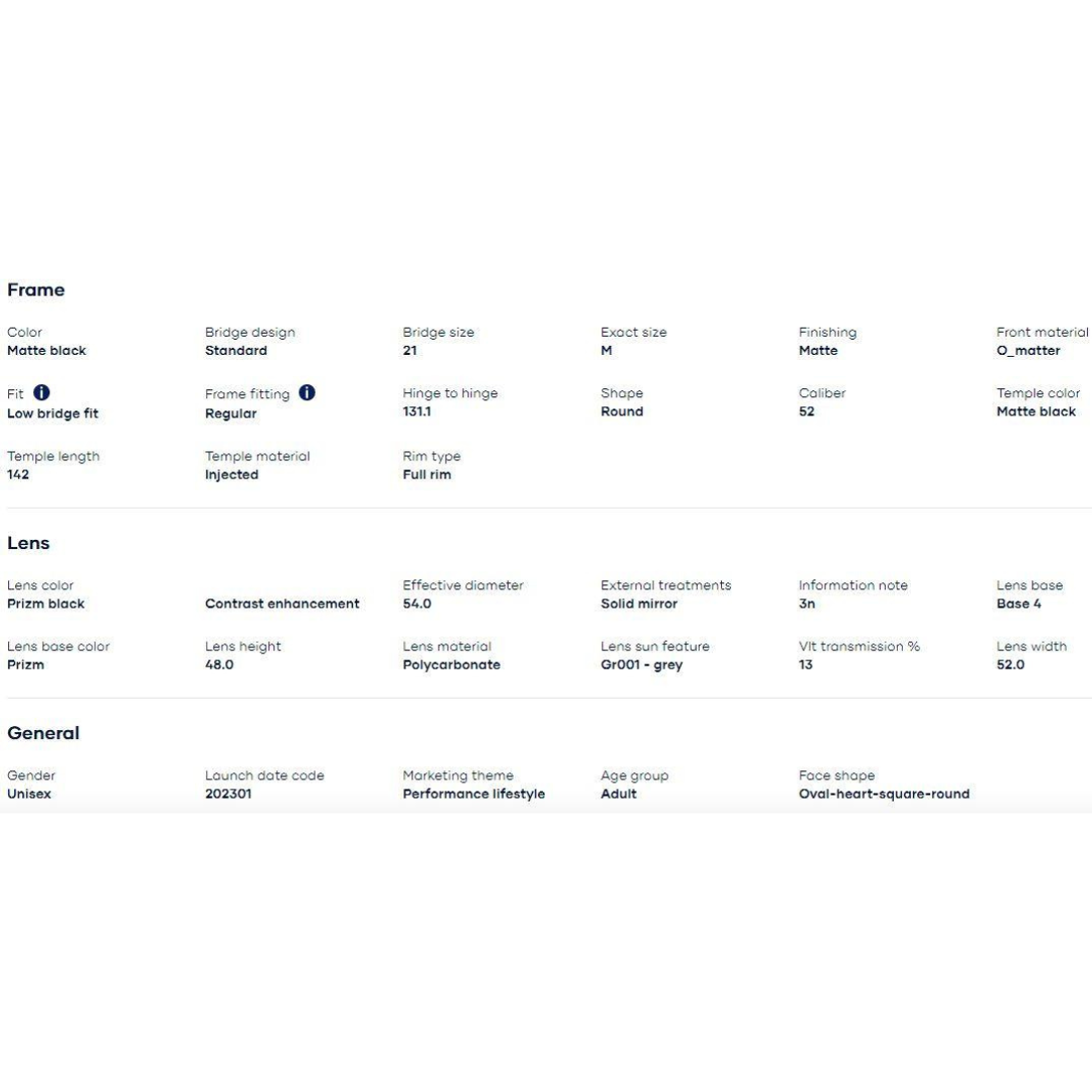 Oakley - Oakley Mainlink Matte Black/Prizm Black 0OO9242A-924201 - Cam2