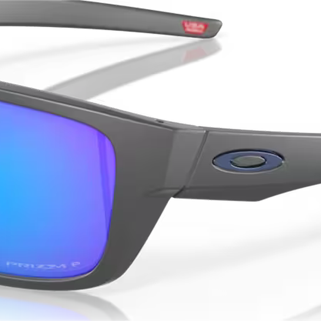 Oakley - Oakley Drop Point Matte Dark Grey/Prizm Sapphire Polarized 0OO9367-936706 - Cam2