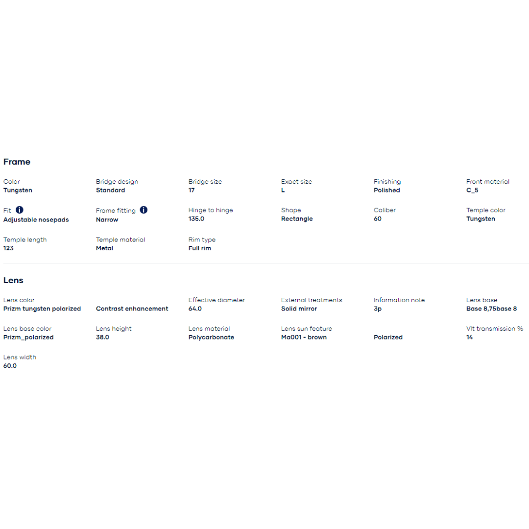 Oakley - Oakley Square Wire Tungsten/Prizm Tungsten Polarized 0OO4075-407514 - Cam2