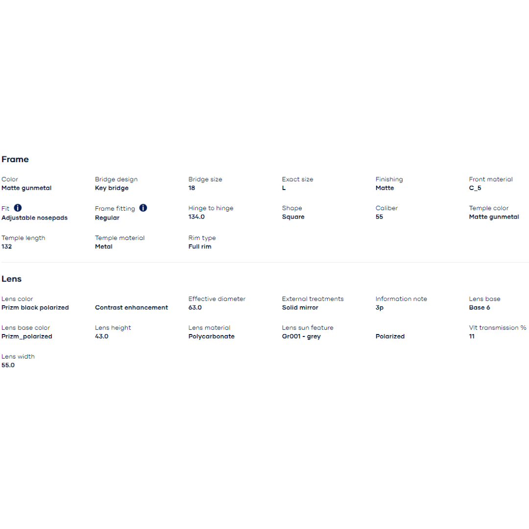 Oakley - Oakley Holbrook Metal Matte Gunmetal/Prizm Black Polarized 0OO4123-412306 - Cam2