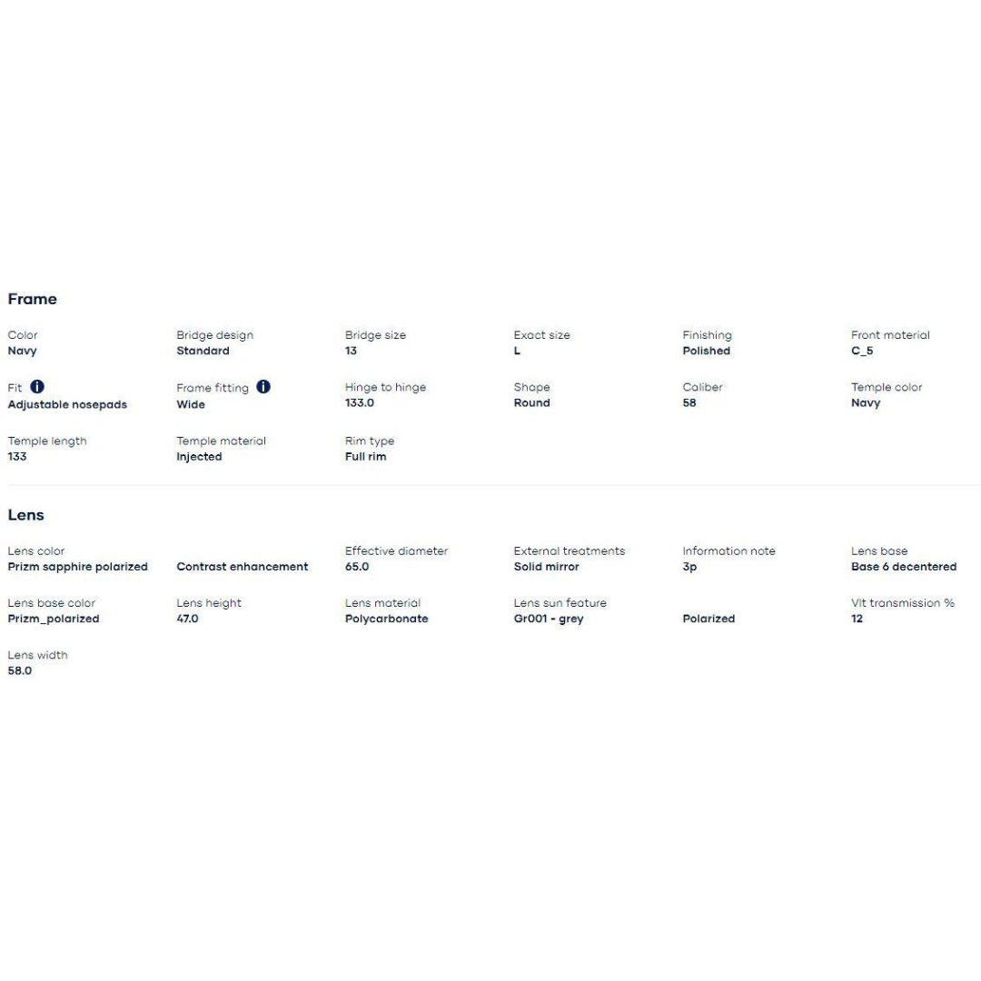 Oakley - Oakley Split time Navy/Prizm Sapphire Polarized 0OO4129-412907 - Cam2