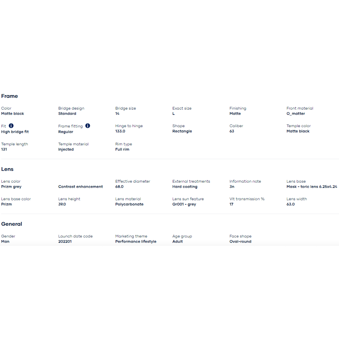 Oakley - Oakley Cables Matte Black/Prizm Grey 0OO9129-912901 - Cam2