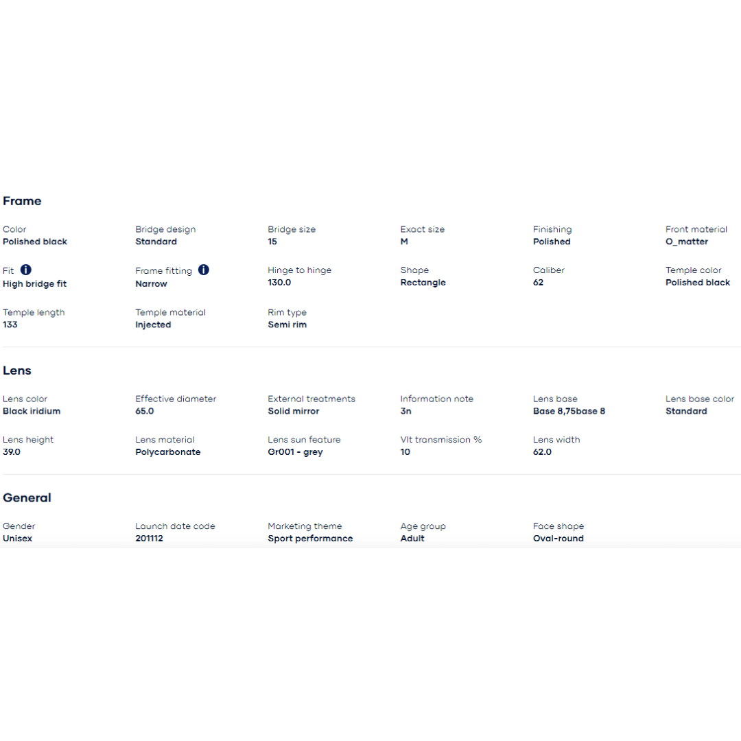 Oakley - Oakley Half Jacket 2.0 XL Polished Black/Black Iridium 0OO9154-915401 - Cam2