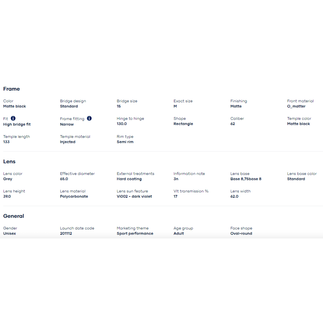 Oakley - Oakley Half Jacket 2.0 XL Matte Black/Grey 0OO9154-915412 - Cam2