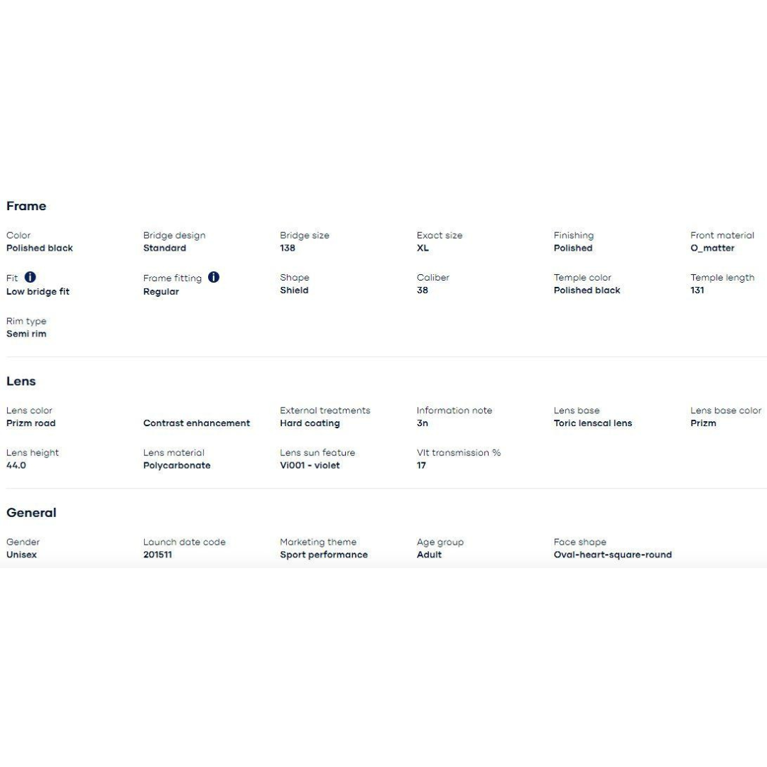 Oakley - Oakley Radarlock Path (Low Bridge Fit) Polished Black/Prizm Road 0OO9206-920637 - Cam2