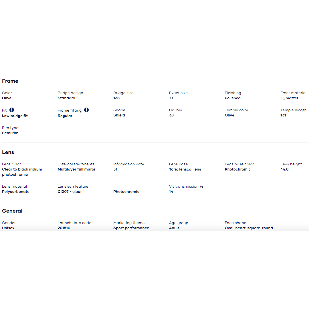 Oakley - Oakley Radarlock Path (Low Bridge Fit) Photochromic 0OO9206-920649 - Cam2