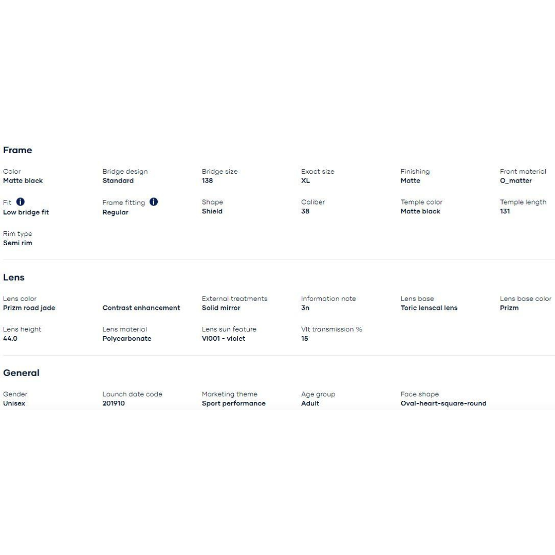 Oakley - Oakley Radarlock Path (Low Bridge Fit) Polished Black/Prizm 24K Polarized 0OO9206-920674 - Cam2