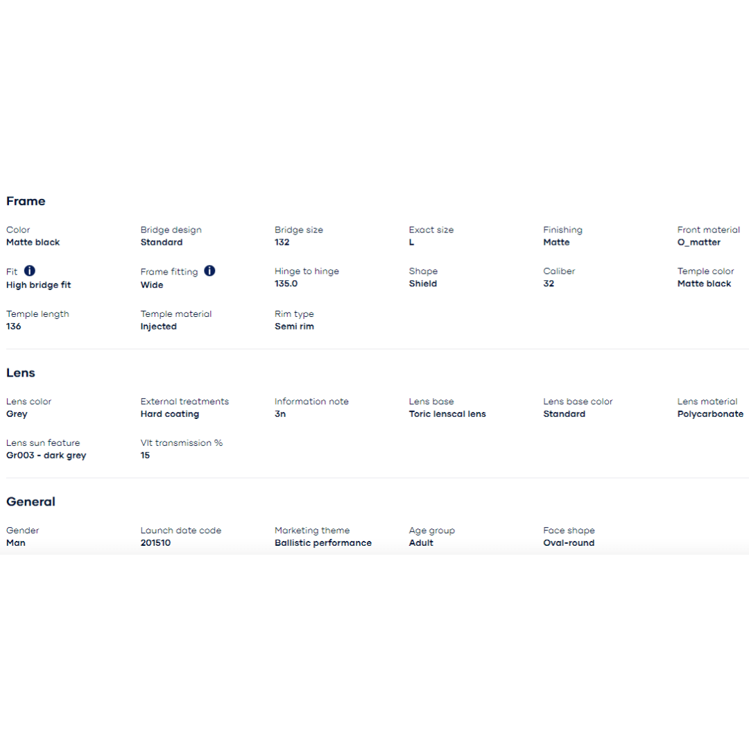 Oakley - Oakley SI M Frame 2.0 Matte Black/Grey 0OO9213-921303 - Cam2