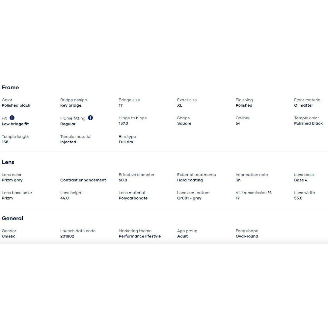 Oakley - Oakley Frogskins (Low Bridge Fit) Polished Black/Prizm Grey 0OO9245-924575 - Cam2