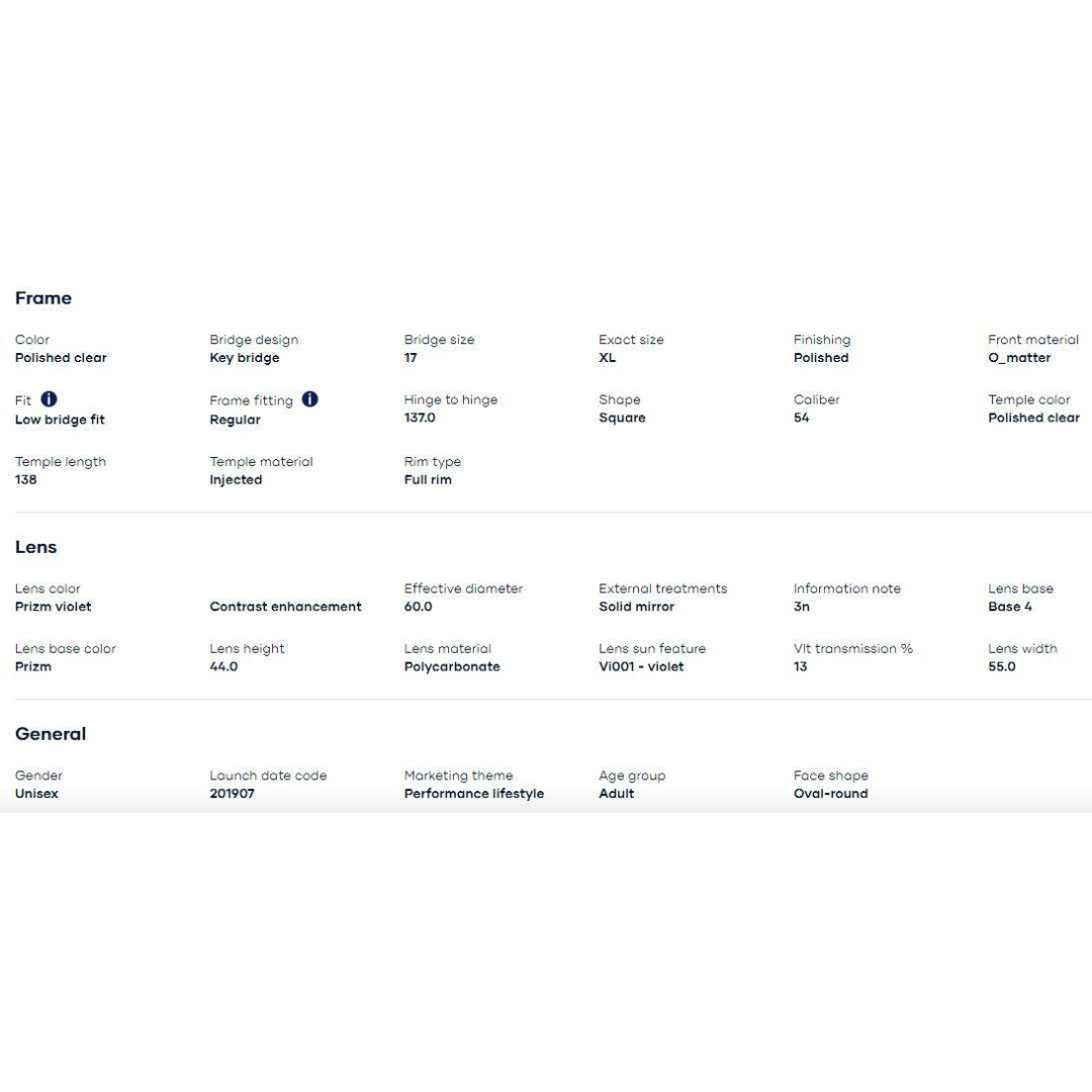 Oakley - Oakley Frogskins (Low Bridge Fit) Polished Clear/Prizm Violet 0OO9245-924596 - Cam2