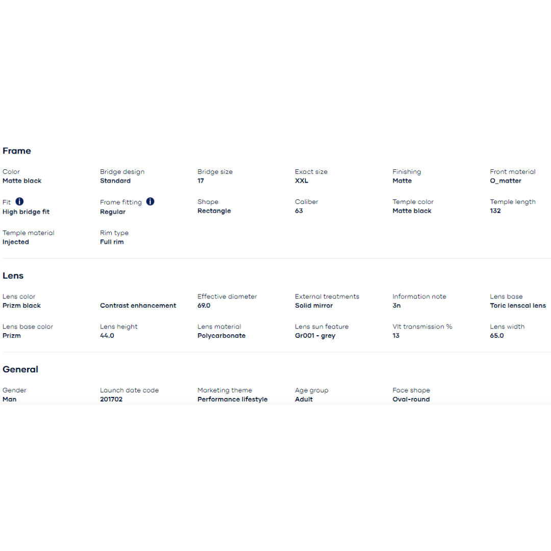 Oakley - Oakley Turbine Matte Black/Prizm Black 0OO9263-926342 - Cam2