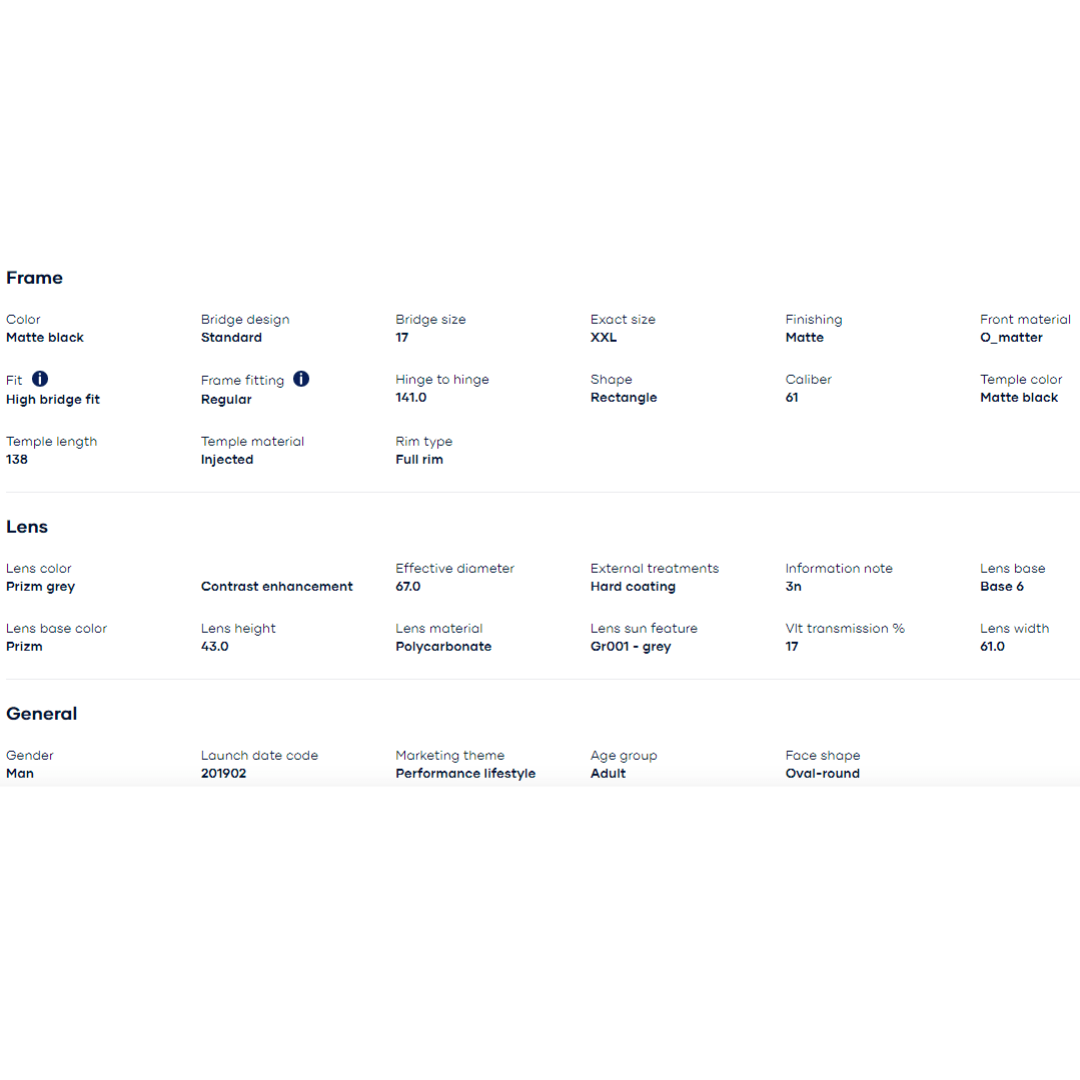 Oakley - Oakley Mainlink Matte Black/Prizm Grey 0OO9264-926441 - Cam2