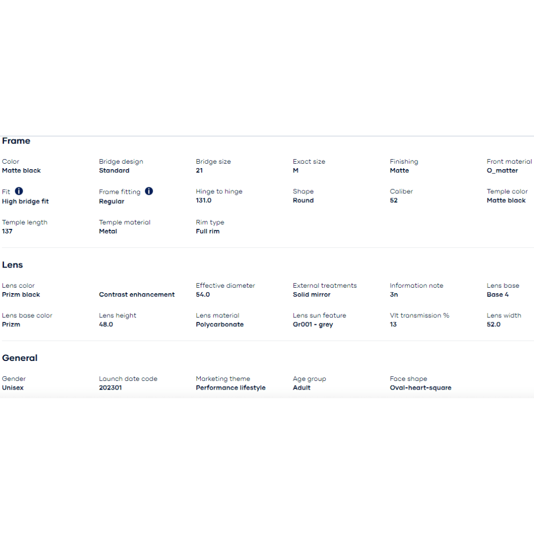 Oakley - Oakley HSTN Metal Matte Black/Prizm Black 0OO9279-927901 - Cam2