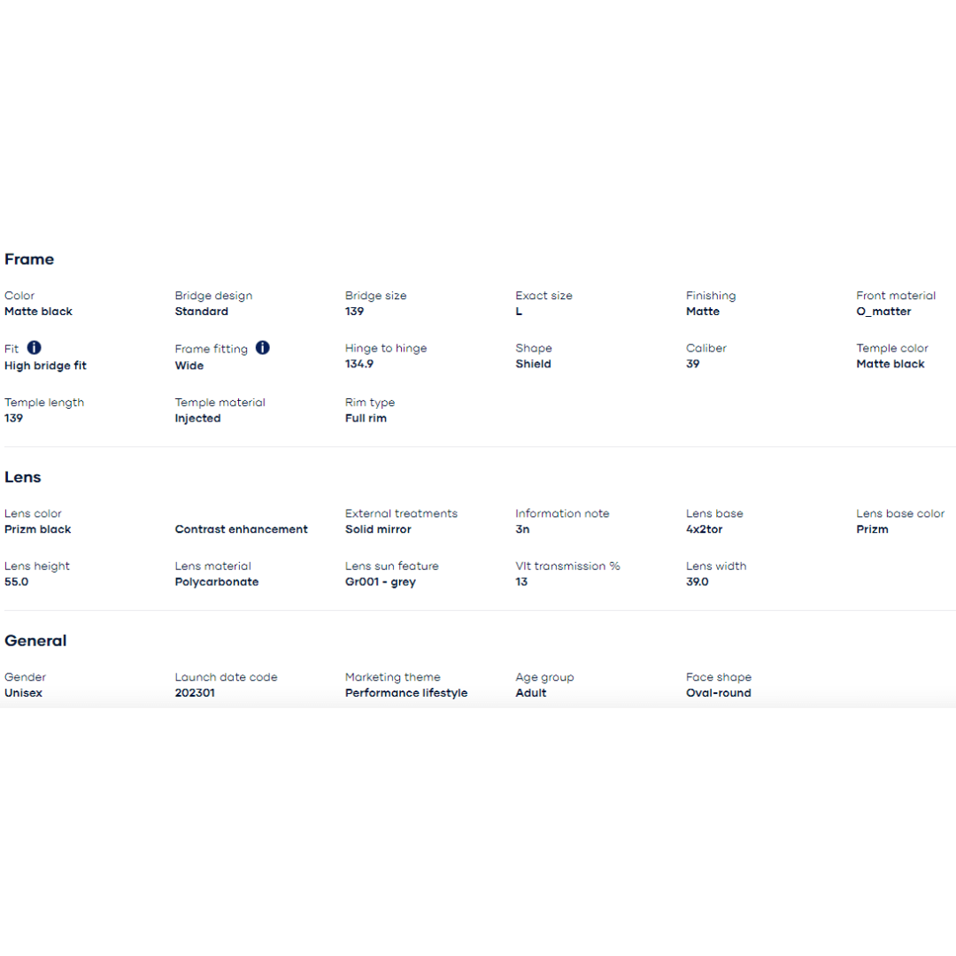 Oakley - Oakley BXTR Matte Black/Prizm Black 0OO9280-928001 - Cam2