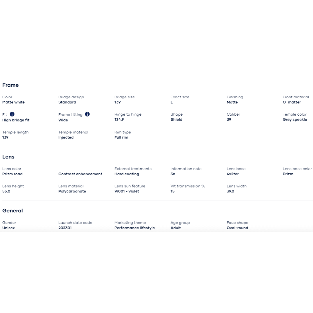 Oakley - Oakley BXTR Matte White/Prizm Road 0OO9280-928002 - Cam2