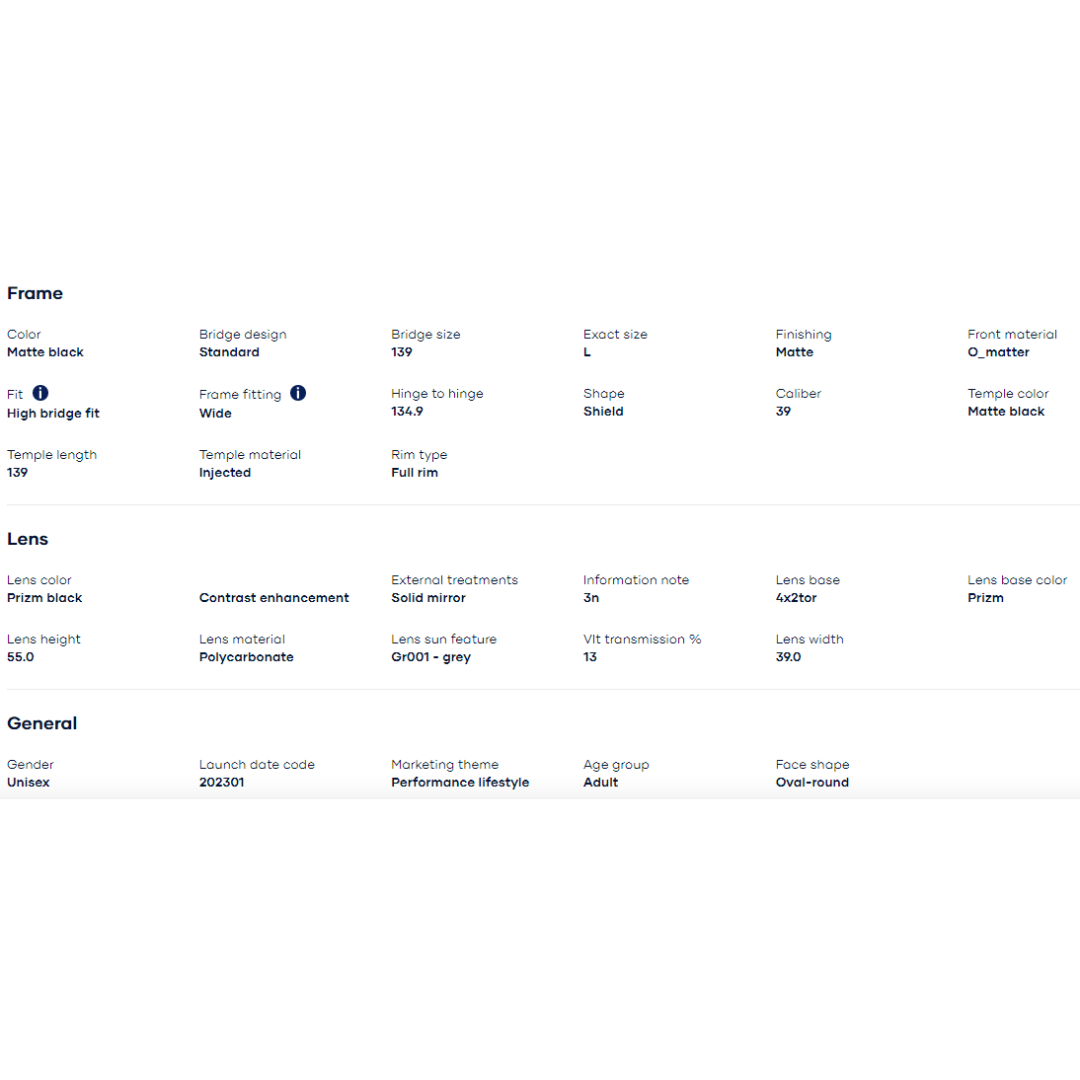 Oakley - Oakley BXTR Matte Black/Prizm Black 0OO9280-928005 - Cam2