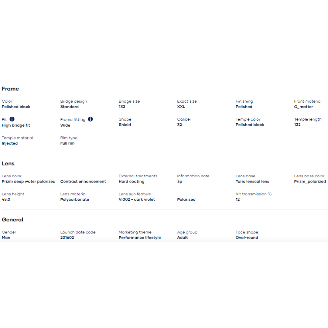 Oakley - Oakley Turbine Rotor Polished Black/Prizm Deep Water Polarized 0OO9307-930708 - Cam2