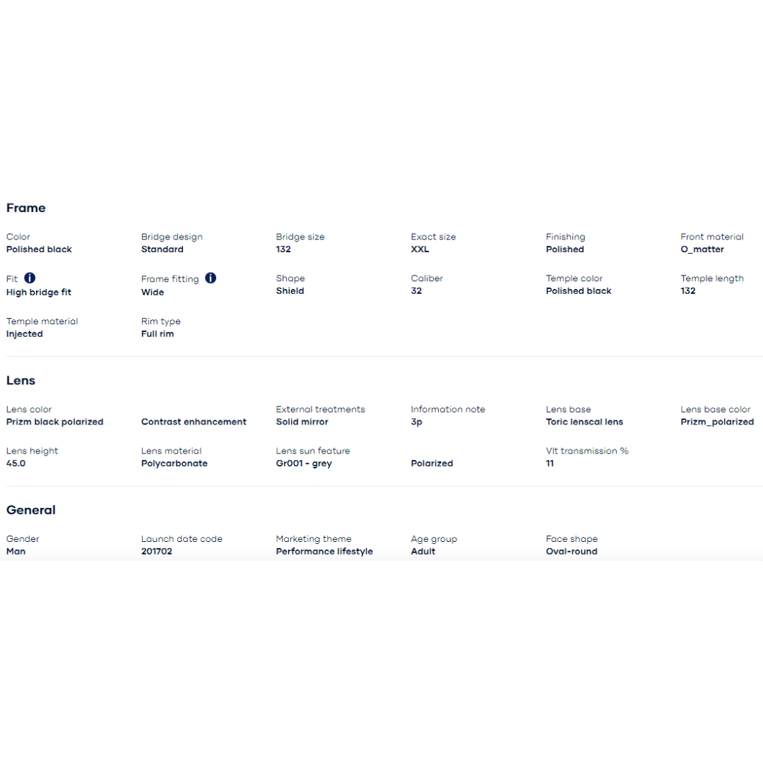 Oakley - Oakley Turbine Rotor Polished Black/Prizm Black Polarized 0OO9307-930715 - Cam2
