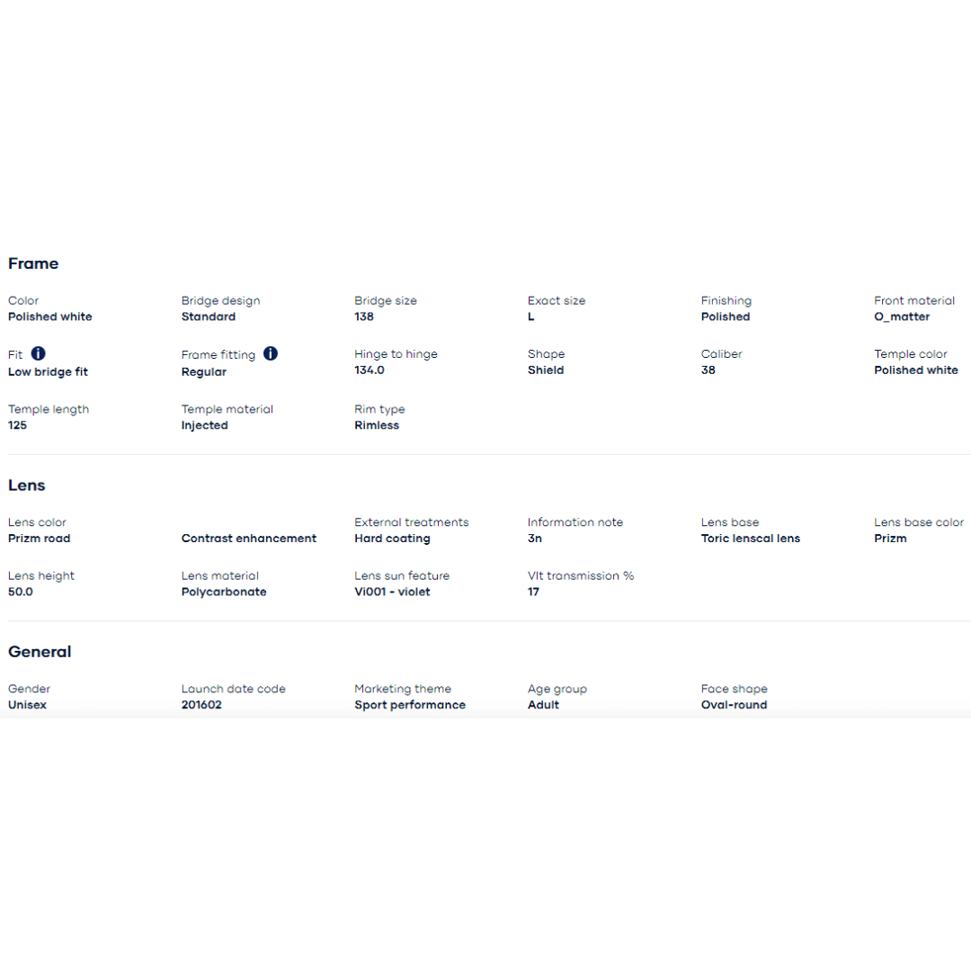 Oakley - Oakley Evzero path (Low Bridge Fit) Polished White/Prizm Road 0OO9313-931304 - Cam2