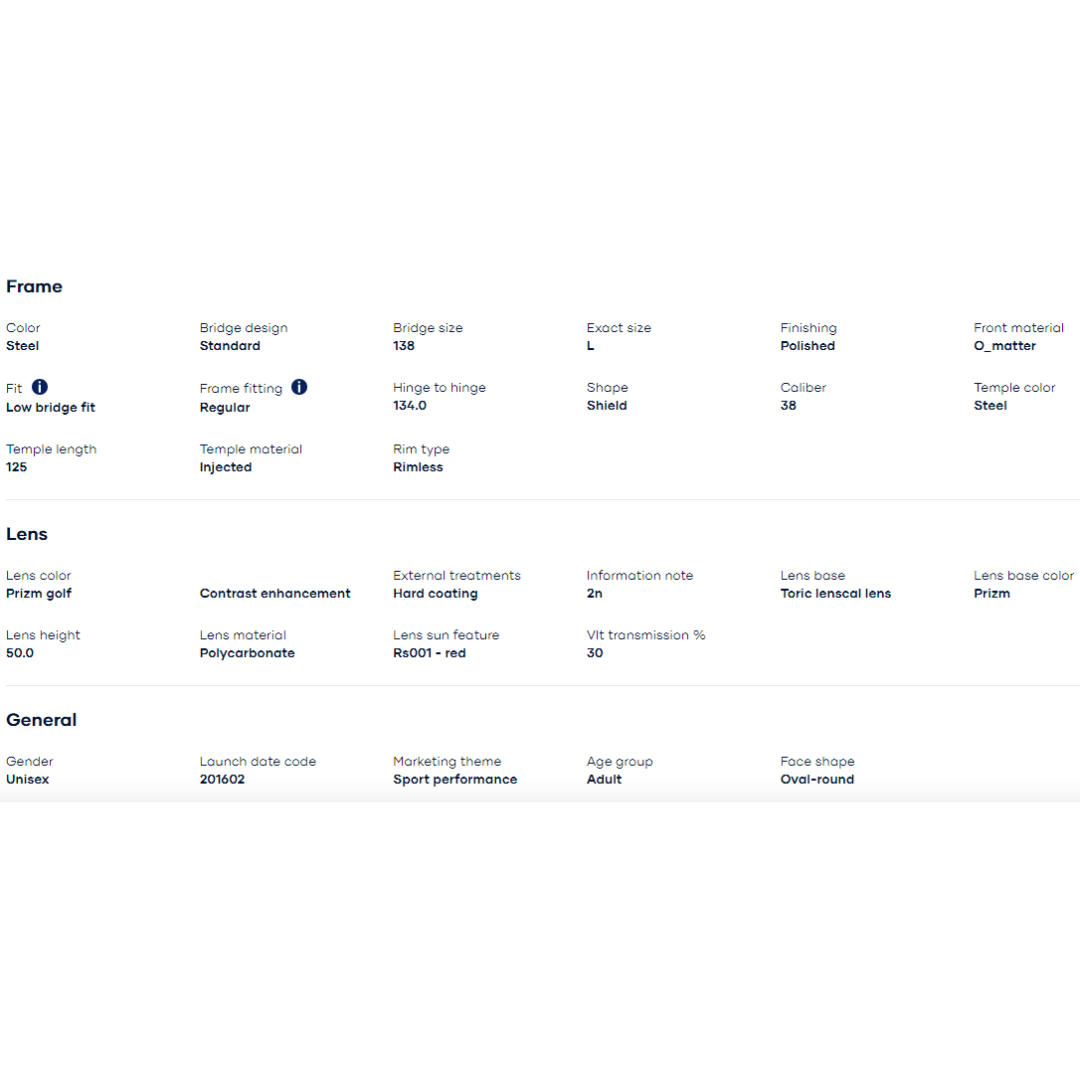 Oakley - Oakley Evzero path (Low Bridge Fit) Steel/Prizm Golf 0OO9313-931305 - Cam2