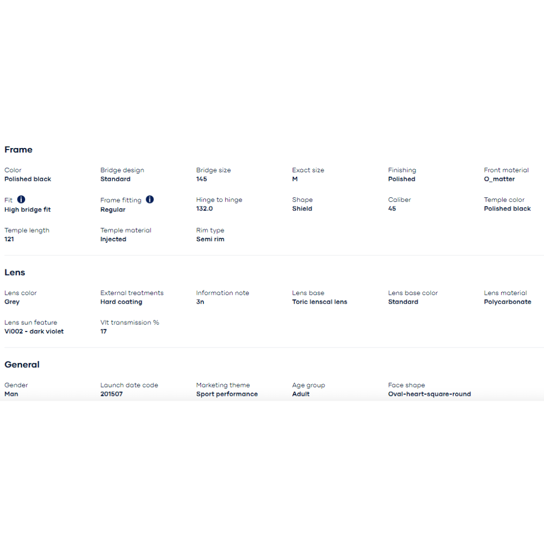 Oakley - Oakley M2 Frame XL Polished Black/Grey 0OO9343-934301 - Cam2
