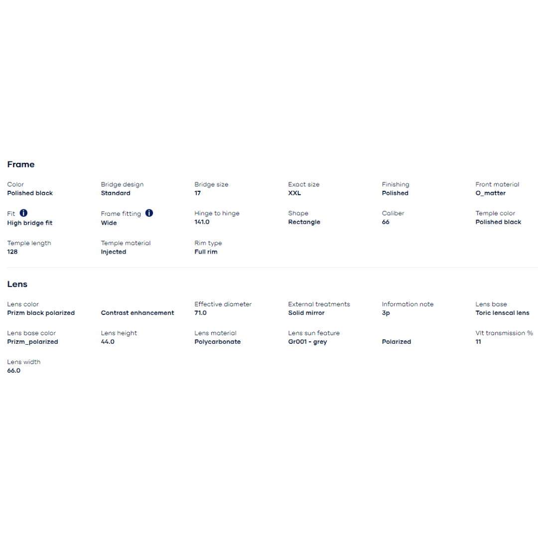 Oakley - Oakley Double Edge Polished Black/Prizm Black Polarized 0OO9380-938008 - Cam2