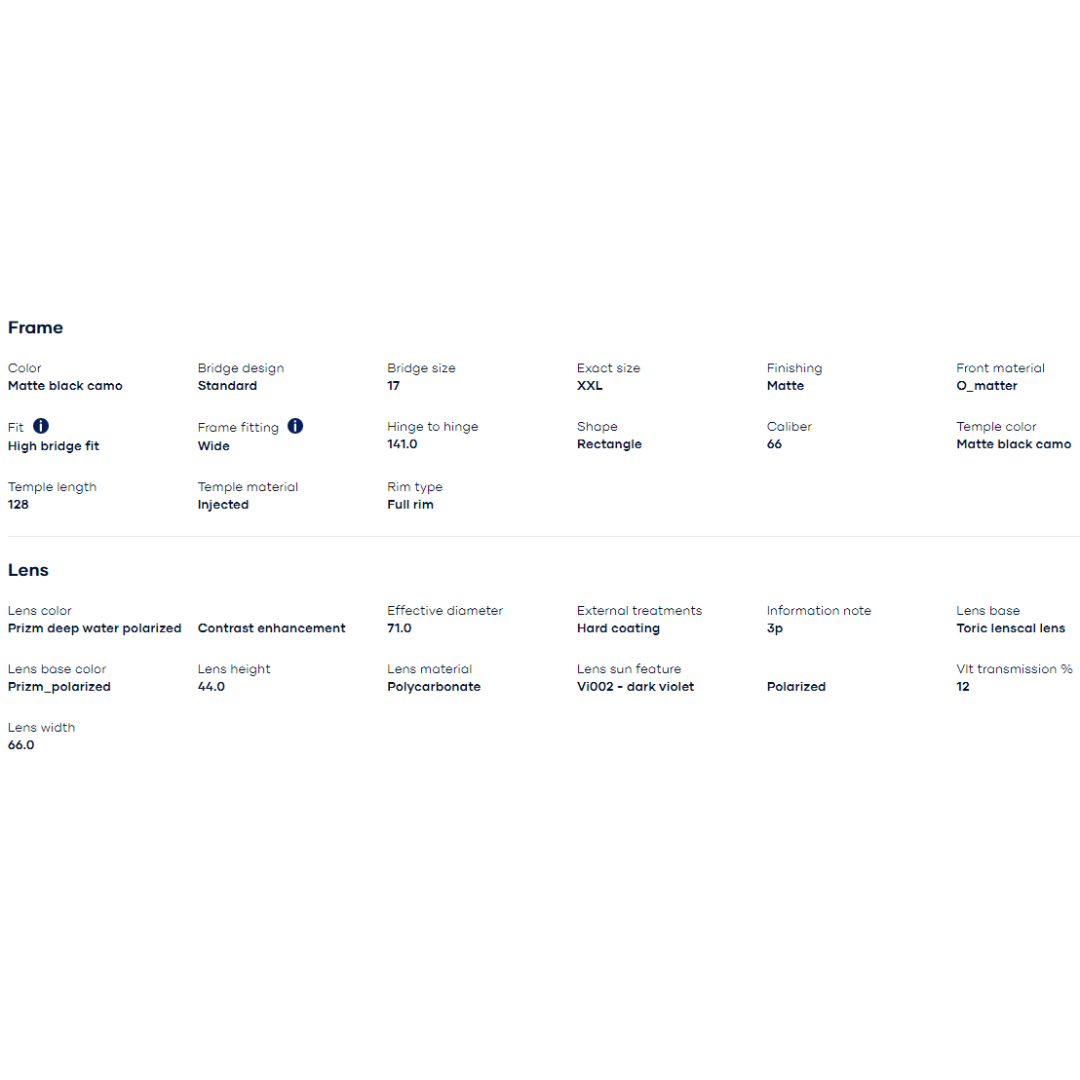 Oakley - Oakley Double Edge Matte Black Camo/Prizm Deep Water Polarized 0OO9380-938027 - Cam2