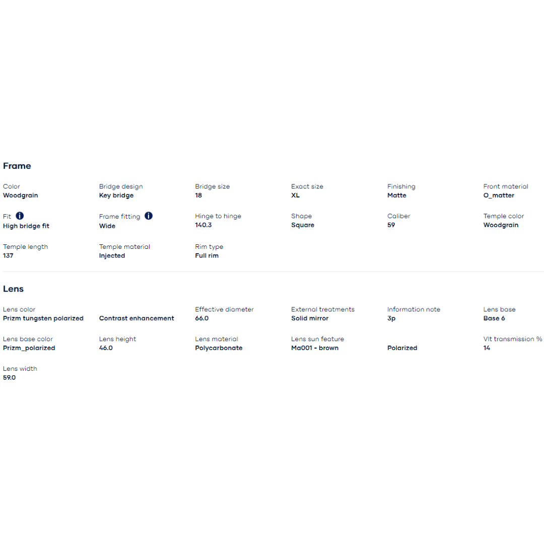 Oakley - Oakley Holbrook XL Woodgrain/Prizm Tungsten Polarized 0OO9417-941706 - Cam2