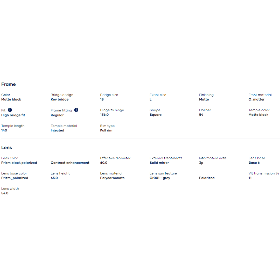 Oakley - Oakley Latch Beta Matte Black/Prizm Black Polarized 0OO9436-943605 - Cam2