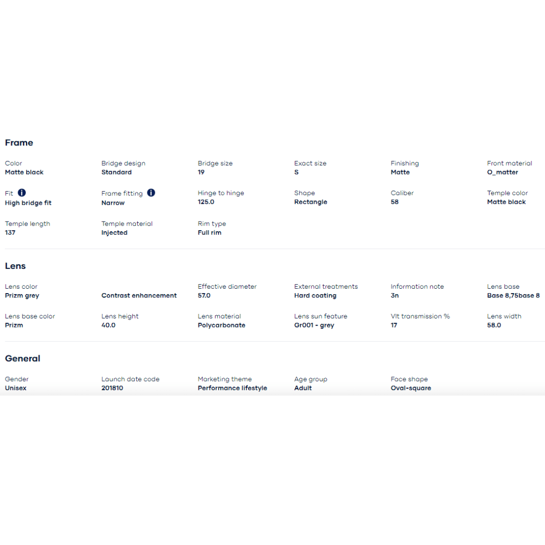 Oakley - Oakley Eyejacket Redux Matte Black/Prizm Grey 0OO9438-943801 - Cam2