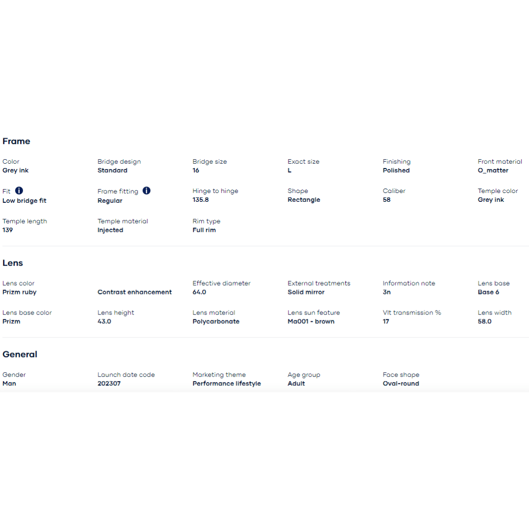 Oakley - Oakley Sylas (Low Bridge Fit) Polished Black/Prizm Grey 0OO9448F-944801 - Cam2