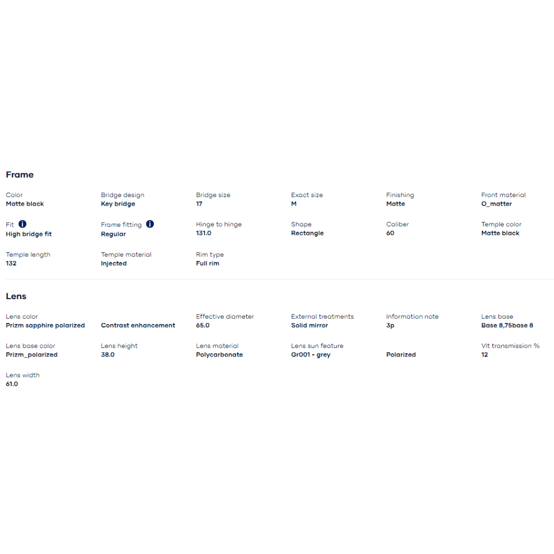 Oakley - Oakley Gibston Matte Black/Prizm Sapphire Polarized 0OO9449-944912 - Cam2