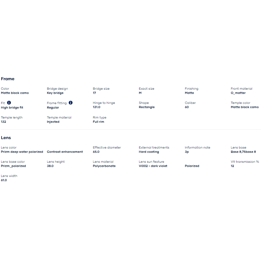 Oakley - Oakley Gibston Matte Black Camo/Prizm Deep Water Polarized 0OO9449-944923 - Cam2