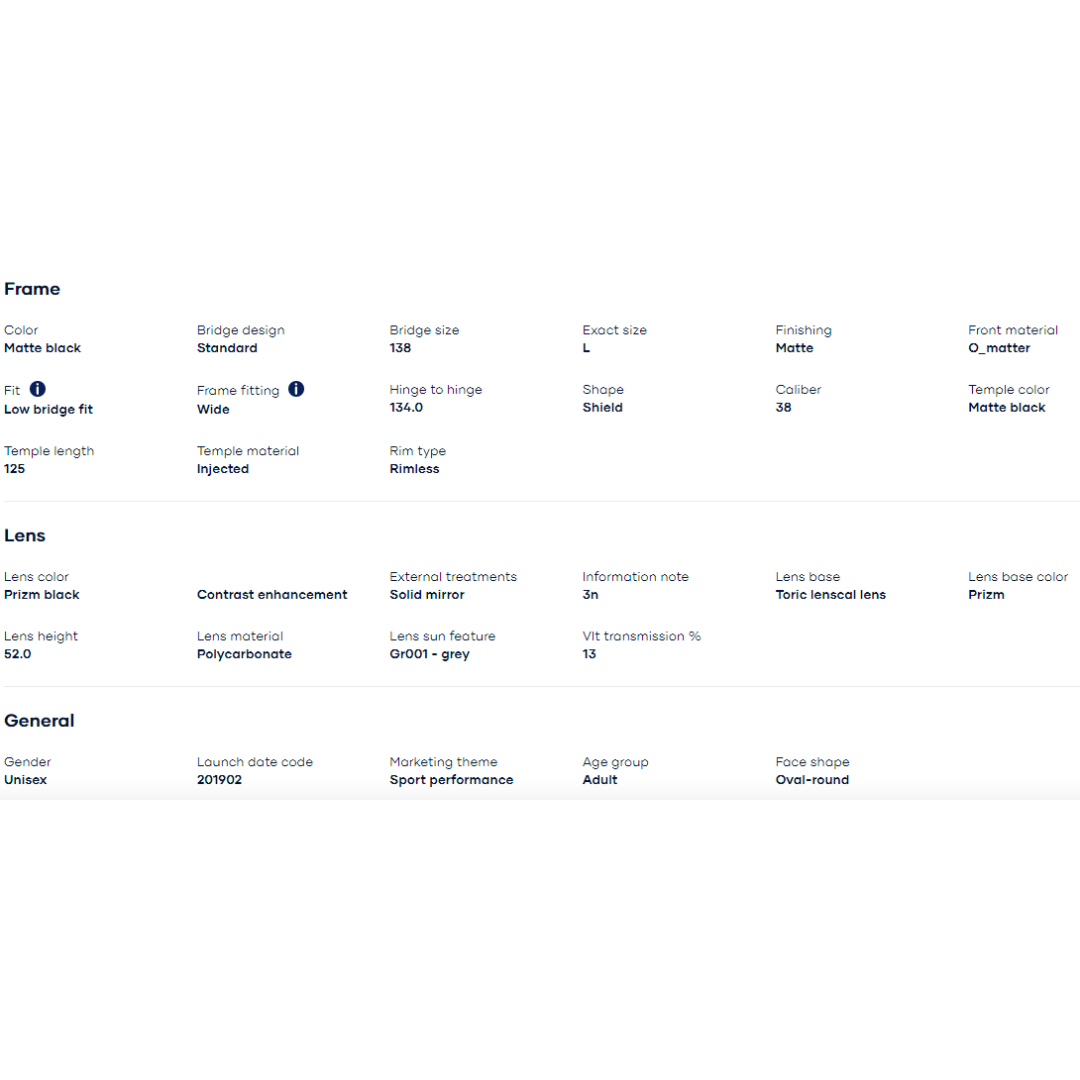 Oakley - Oakley EVZero Blades Matte Black/Prizm Black 0OO9454A-945401 - Cam2