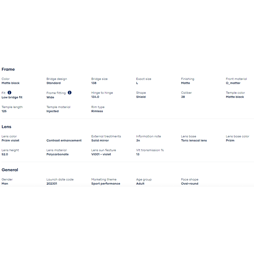 Oakley - Oakley EVZero Blades Matte Black/Prizm Violet 0OO9454A-945414 - Cam2