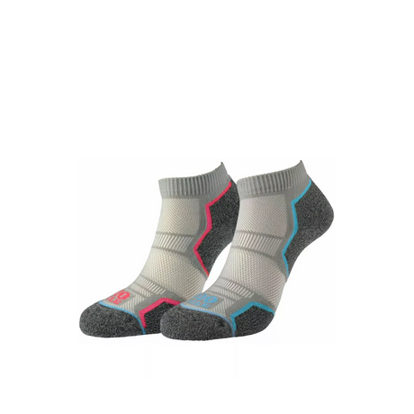 1000 Mile - 1000 Mile Women's Run Anklet Repreve Recycled Socks Twin Pack (2262) - Cam2