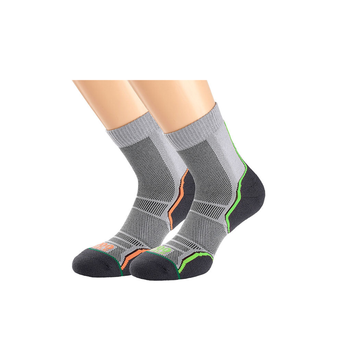 1000 Mile - 1000 Mile Men's Trail 21 Single Layer Socks Twin Pack (2265G) - Cam2
