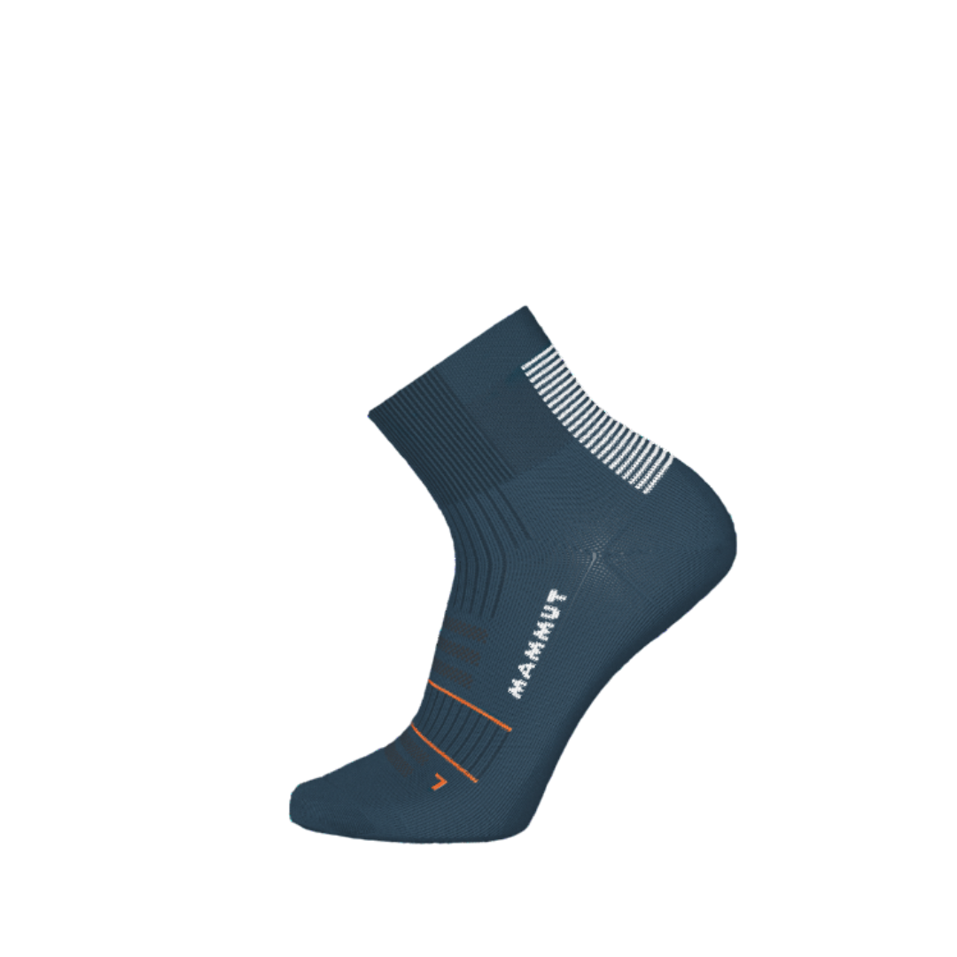 Mammut - Mammut Unisex's Trail Running Targeted Cushion Quarter Socks - Cam2