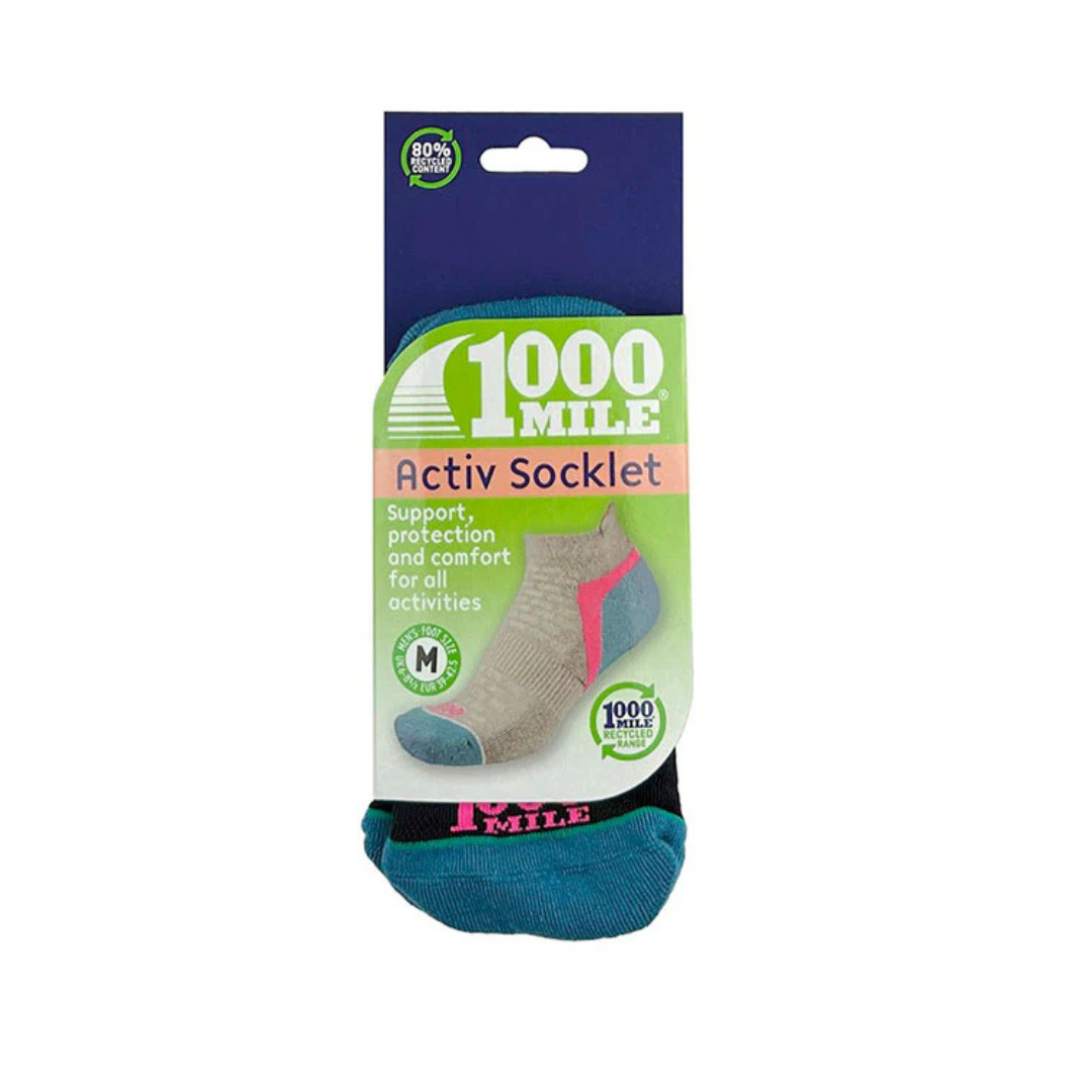 1000 Mile - 1000 Mile Women's Activ Socket Repreve (1467S) - Cam2