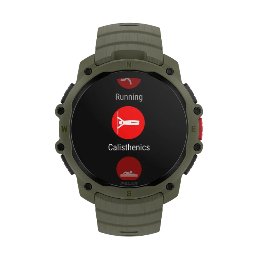 Polar - Polar Street X Premium Multisport Watch (Forest Green) - Cam2
