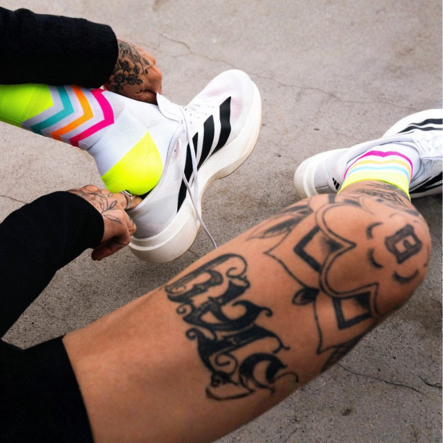 Incylence - Incylence Volts High-Cut Running Socks - Cam2