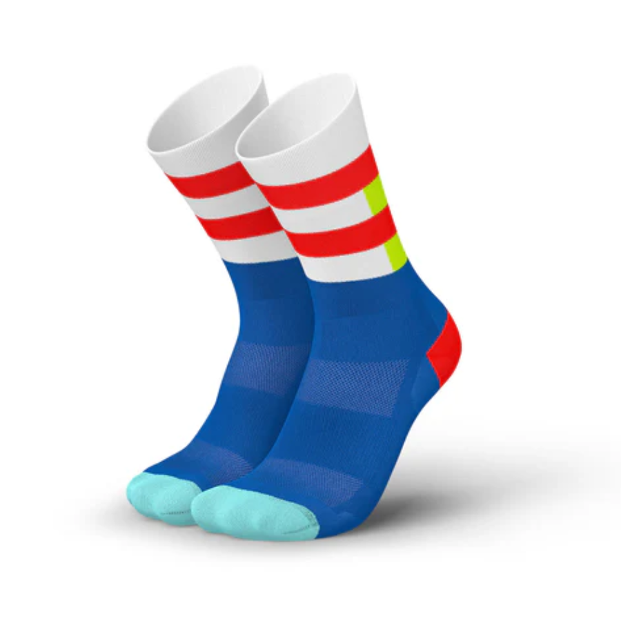 Incylence - Incylence Unisex's Ultralight High-Cut Running Socks (Spirals) - Cam2