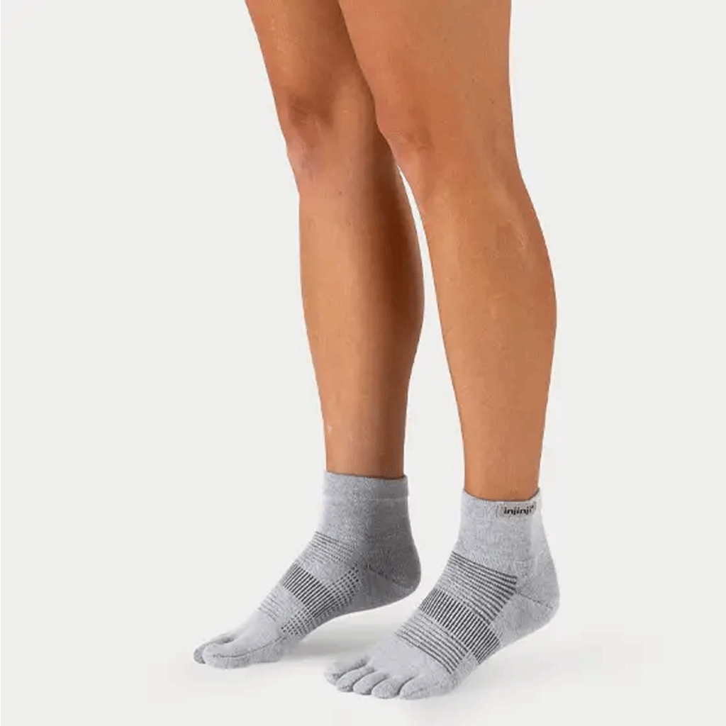 Injinji - injinji Unisex's Run Lightweight Mini-Crew Socks (281130) - Cam2