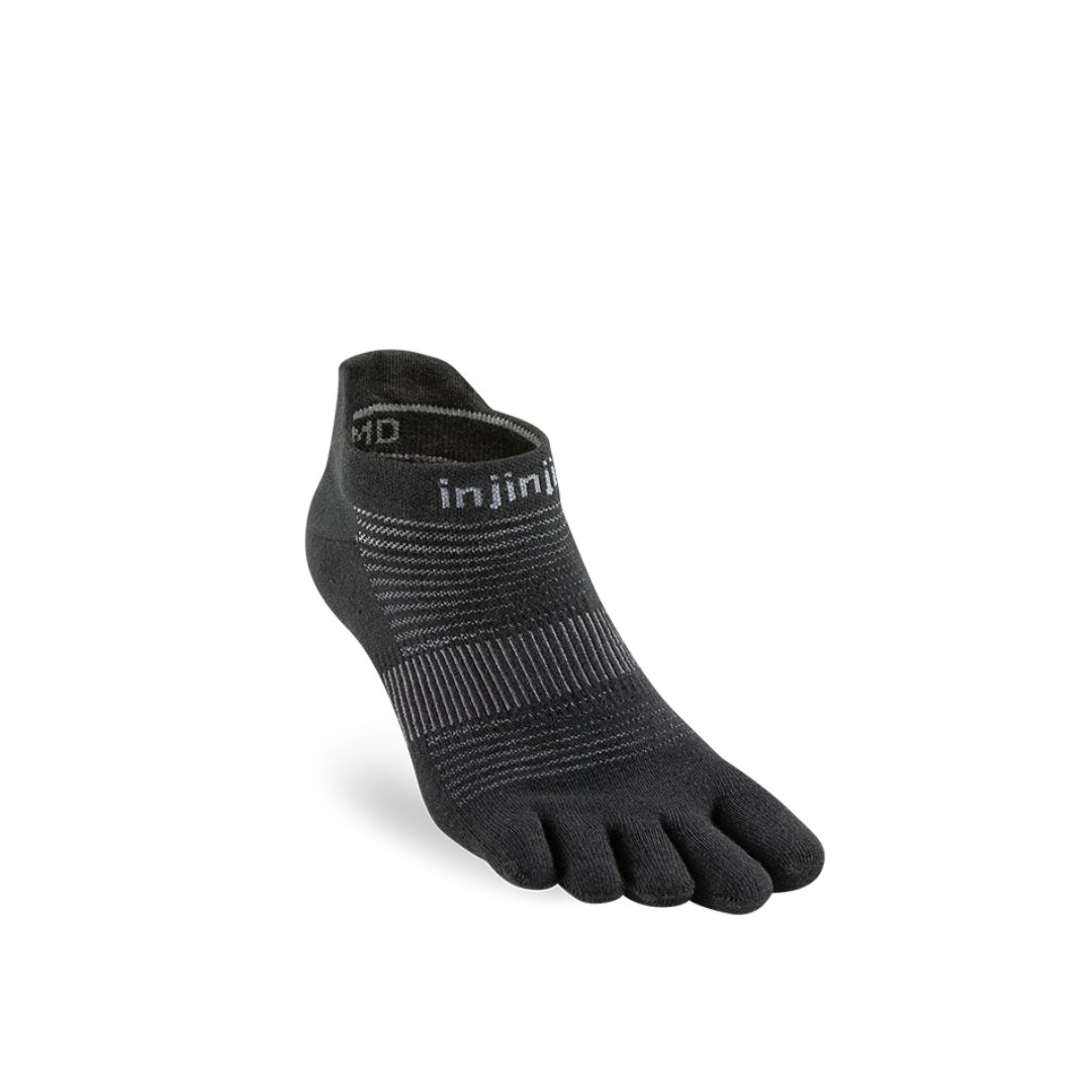 Injinji - injinji Unisex's Unisex's Run Original Weight No-Show Socks (282110) - Cam2