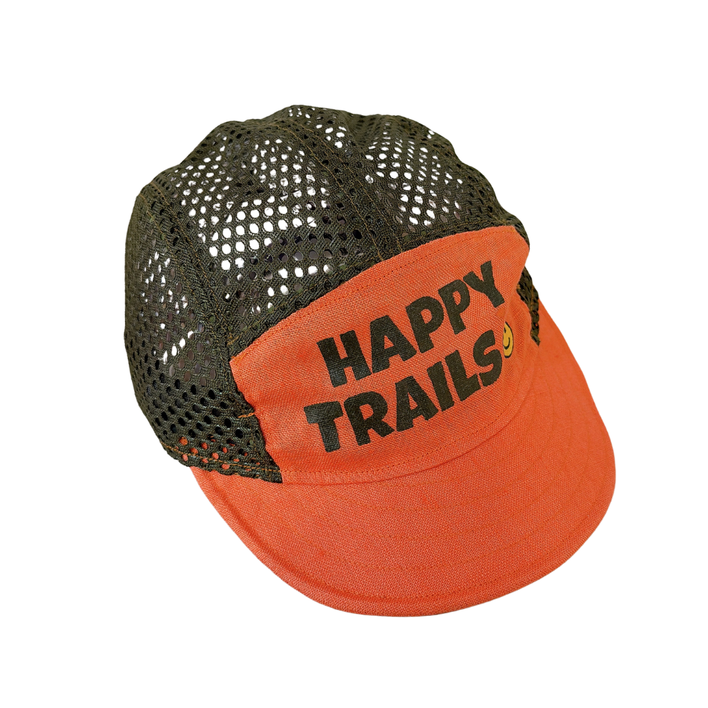 CACHALOT Unisex's Linen Mesh Jet Cap - Happy