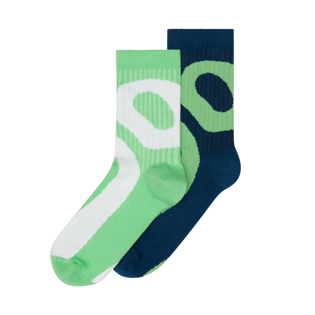 On Running - On Unisex's Liquid Logo Sock High 2P - Cam2